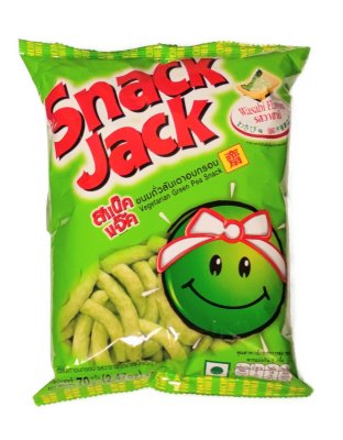 Snack Jack Vegetarian Green Pea Snack Wasabi Flavor