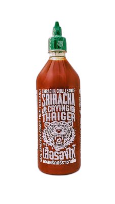 Zoom bild av Sriracha-Crying-Thaiger-chilisås-chilli-sauce