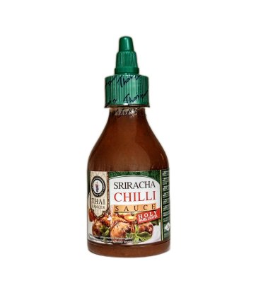 Zoom bild av Sriracha-Chilisås-Med-Stark-Basilikablad-200ml-Thai-Dancer