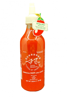 Sriracha Hot Chilisås Twin Dragon Chili Sauce