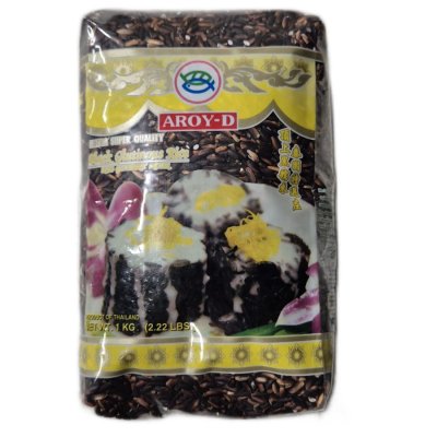 Zoom bild av Svart-Klibbris -1kg-Aroy-D