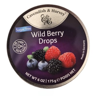 Zoom bild av Wild-Berry-Drops-Sugar-Free-175g-Cavendish-Harvey