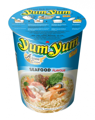 Yum Yum Skaldjurssmak Cup Noodle seafood flavour nudelkopp